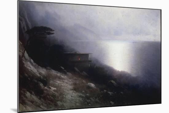 Moonlight over the Crimean Coast-Ivan Konstantinovich Aivazovsky-Mounted Giclee Print