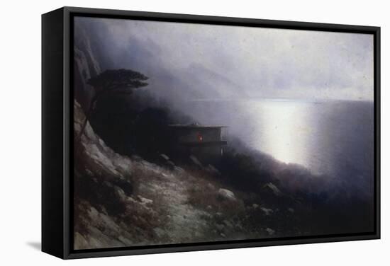 Moonlight over the Crimean Coast-Ivan Konstantinovich Aivazovsky-Framed Stretched Canvas