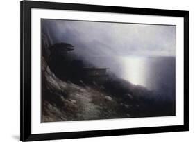 Moonlight over the Crimean Coast-Ivan Konstantinovich Aivazovsky-Framed Giclee Print