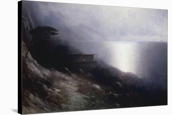Moonlight over the Crimean Coast-Ivan Konstantinovich Aivazovsky-Stretched Canvas