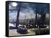 Moonlight over the Port of Boulogne, 1869-Edouard Manet-Framed Stretched Canvas