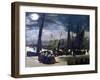 Moonlight over the Port of Boulogne, 1869-Edouard Manet-Framed Giclee Print