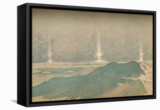 'Moonlight Phenomena at the Beginning of the Polar Night, November 1893', (1897)-Fridtjof Nansen-Framed Stretched Canvas