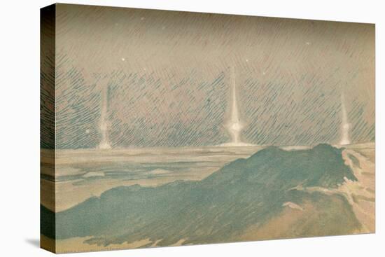 'Moonlight Phenomena at the Beginning of the Polar Night, November 1893', (1897)-Fridtjof Nansen-Stretched Canvas