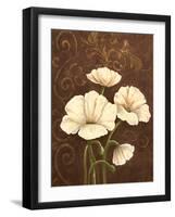 Moonlight Poppies II-J. Adams-Framed Art Print