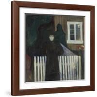 Moonlight Portrait-Edvard Munch-Framed Premium Giclee Print