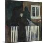 Moonlight Portrait-Edvard Munch-Mounted Premium Giclee Print