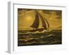 Moonlight Sail by Albert Pinkham Ryder-Geoffrey Clements-Framed Giclee Print