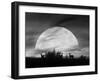 Moonlight Silhouette, Farmington Hills, Michigan '12-Monte Nagler-Framed Photographic Print