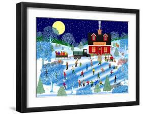 Moonlight Skate-Mark Frost-Framed Giclee Print