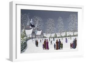 Moonlight Skating-Peter Szumowski-Framed Giclee Print