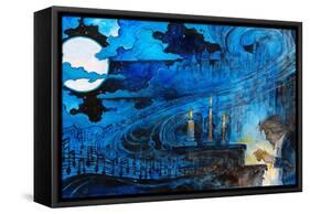 Moonlight Sonata-Bill Bell-Framed Stretched Canvas