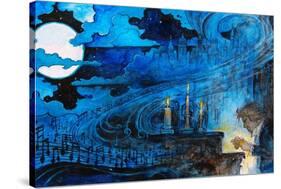 Moonlight Sonata-Bill Bell-Stretched Canvas