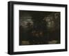 Moonlight. the Bathers, 1860S-Théodore Rousseau-Framed Giclee Print