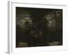 Moonlight. the Bathers, 1860S-Théodore Rousseau-Framed Giclee Print