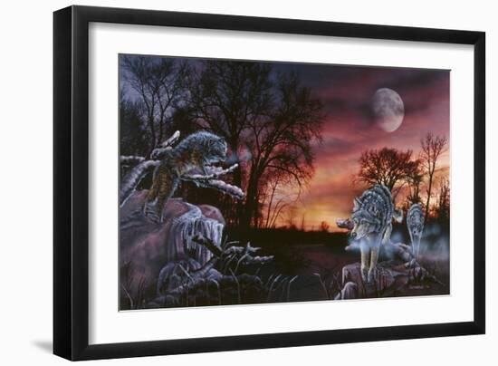 Moonlight Trackers-Gordon Semmens-Framed Giclee Print