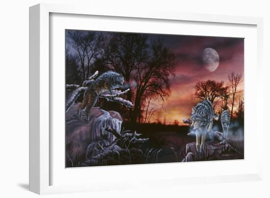 Moonlight Trackers-Gordon Semmens-Framed Giclee Print