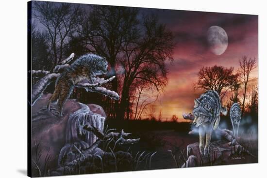 Moonlight Trackers-Gordon Semmens-Stretched Canvas