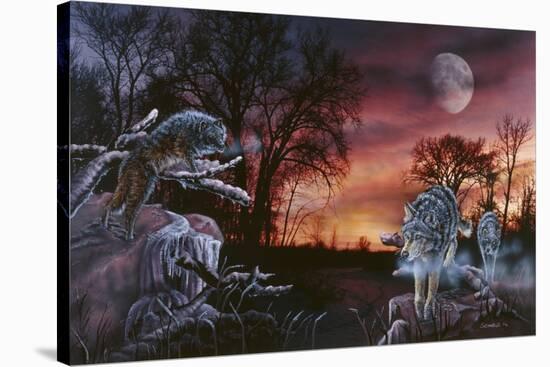 Moonlight Trackers-Gordon Semmens-Stretched Canvas