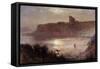 Moonlight - Tynemouth Priory, C.1922-Robert Jobling-Framed Stretched Canvas