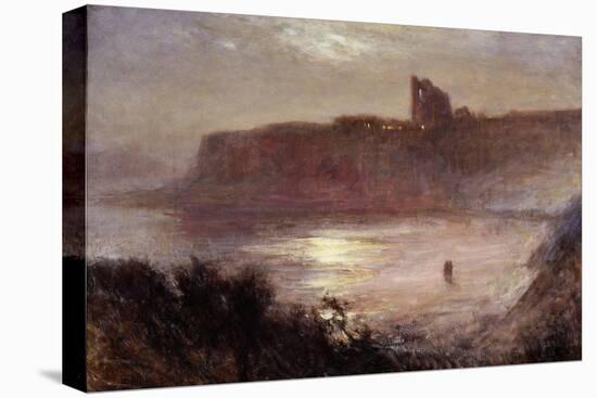 Moonlight - Tynemouth Priory, C.1922-Robert Jobling-Stretched Canvas
