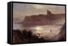 Moonlight - Tynemouth Priory, C.1922-Robert Jobling-Framed Stretched Canvas