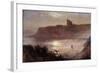 Moonlight - Tynemouth Priory, C.1922-Robert Jobling-Framed Giclee Print