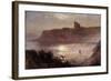 Moonlight - Tynemouth Priory, C.1922-Robert Jobling-Framed Giclee Print