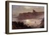 Moonlight - Tynemouth Priory, C.1922-Robert Jobling-Framed Giclee Print