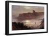 Moonlight - Tynemouth Priory, C.1922-Robert Jobling-Framed Giclee Print