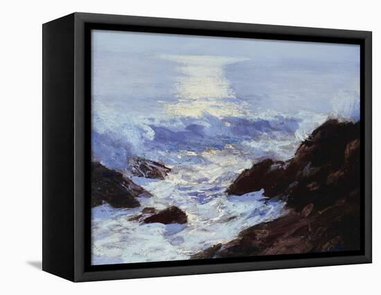 Moonlight-Edward Henry Potthast-Framed Stretched Canvas