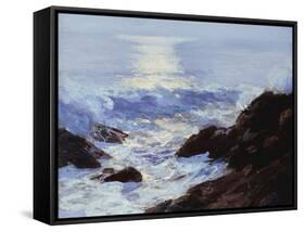 Moonlight-Edward Henry Potthast-Framed Stretched Canvas