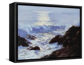 Moonlight-Edward Henry Potthast-Framed Stretched Canvas