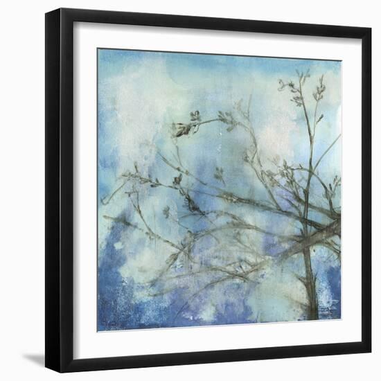 Moonlit Branches II-Jennifer Goldberger-Framed Art Print