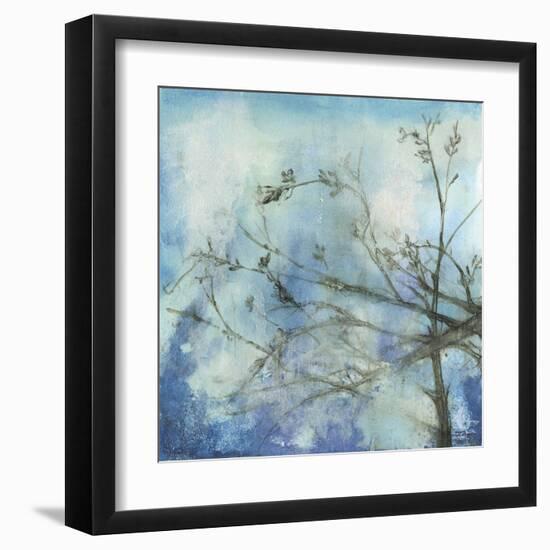 Moonlit Branches II-Jennifer Goldberger-Framed Art Print