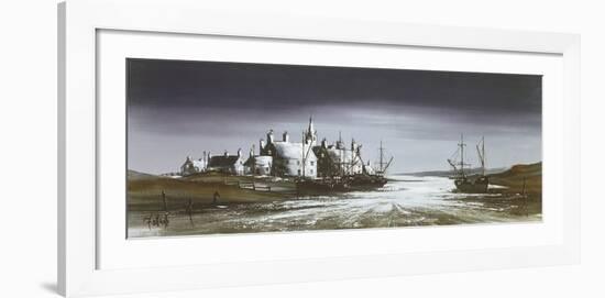 Moonlit Estuary-Ron Folland-Framed Premium Giclee Print