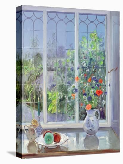 Moonlit Flowers, 1991-Timothy Easton-Stretched Canvas