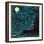 "Moonlit Future", August 15, 1959-Constantin Alajalov-Framed Giclee Print