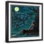 "Moonlit Future", August 15, 1959-Constantin Alajalov-Framed Giclee Print