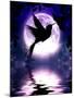 Moonlit Hummingbird-Julie Fain-Mounted Art Print