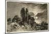Moonlit Ivy Tower From Thomas Gray's Elegy-John Constable-Mounted Giclee Print