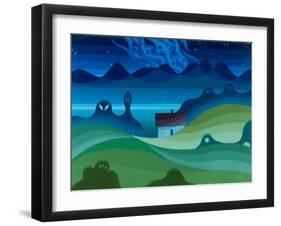 Moonlit Landscape, 1997-Emil Parrag-Framed Giclee Print