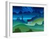 Moonlit Landscape, 1997-Emil Parrag-Framed Giclee Print