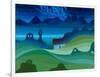 Moonlit Landscape, 1997-Emil Parrag-Framed Giclee Print