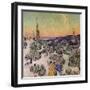 Moonlit Landscape, c.1889-Vincent van Gogh-Framed Giclee Print