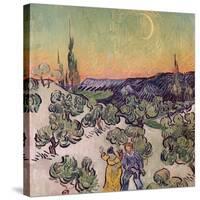 Moonlit Landscape, c.1889-Vincent van Gogh-Stretched Canvas
