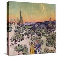 Moonlit Landscape, c.1889-Vincent van Gogh-Stretched Canvas
