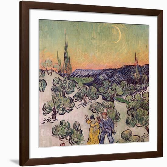 Moonlit Landscape, c.1889-Vincent van Gogh-Framed Giclee Print