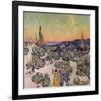 Moonlit Landscape, c.1889-Vincent van Gogh-Framed Giclee Print