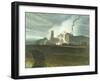 Moonlit Landscape, Possibly of the Nantyglo Ironworks, Monmouthshire-Henry Williams-Framed Giclee Print